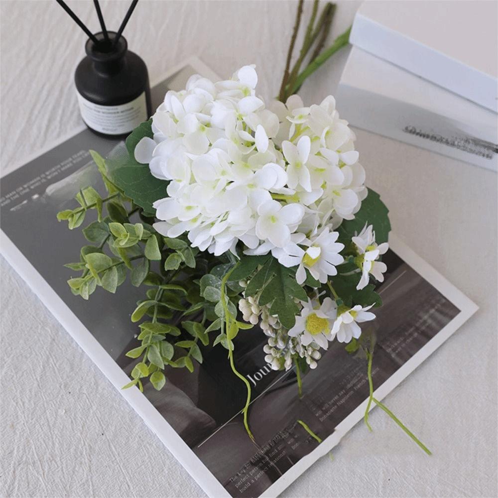 Luxury Hydrangea Flowers Realistic Flower Arrangement  Holiday Party Wedding