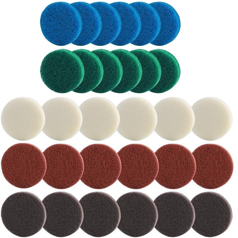 

ABMH-For Home/Garden 6033 Battery Cleaning Brush Pad(30, For Universal Brush Pack) With 5 Models Attachment