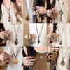 New Chinese Retro Popular Ethnic Style Necklace Women's Versatile Niche Long Sweater Chain High-end Simple Accessories