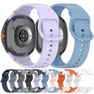 For Samsung Watch 8 Straps Silicone Soft Galaxy Watch 8 20mm 22mm Watchband Replacement Women Men No Gap Galaxy Watch 8 Correas