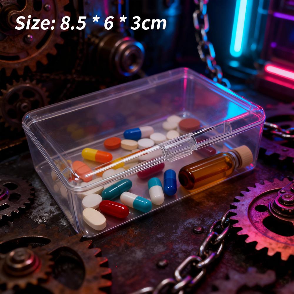 

10pcs/5pcs/1pc - Multi functional and convenient storage box - can store medicines, jewelry, cards, hardware accessories, etc S