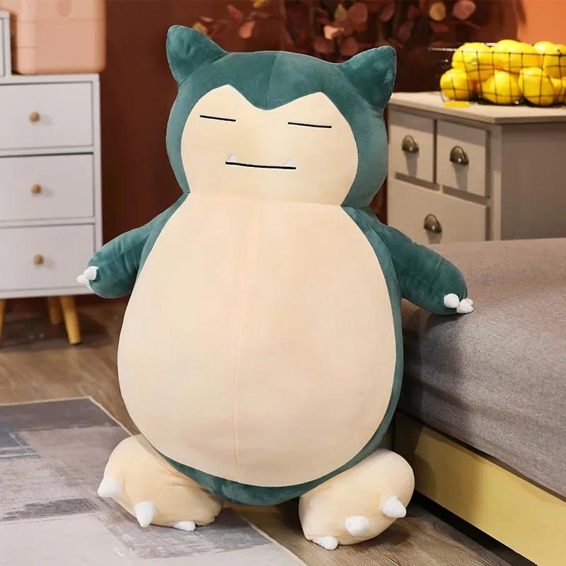 30cm Snorlax Plush Toys Cartoon Japan Anime Monster Elf Plush Doll Soft Stuffed Animal Doll Birthday Gift for Girls