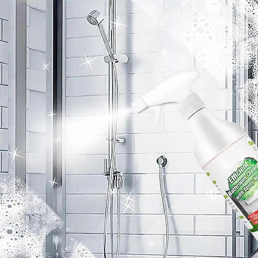 Acssart Bathroom Descaler, Efficient Bathroom Cleaner with Spray Nozzle