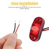2Pcs 2.5 Inch LED Side Marker Lights, 2 LED Mini