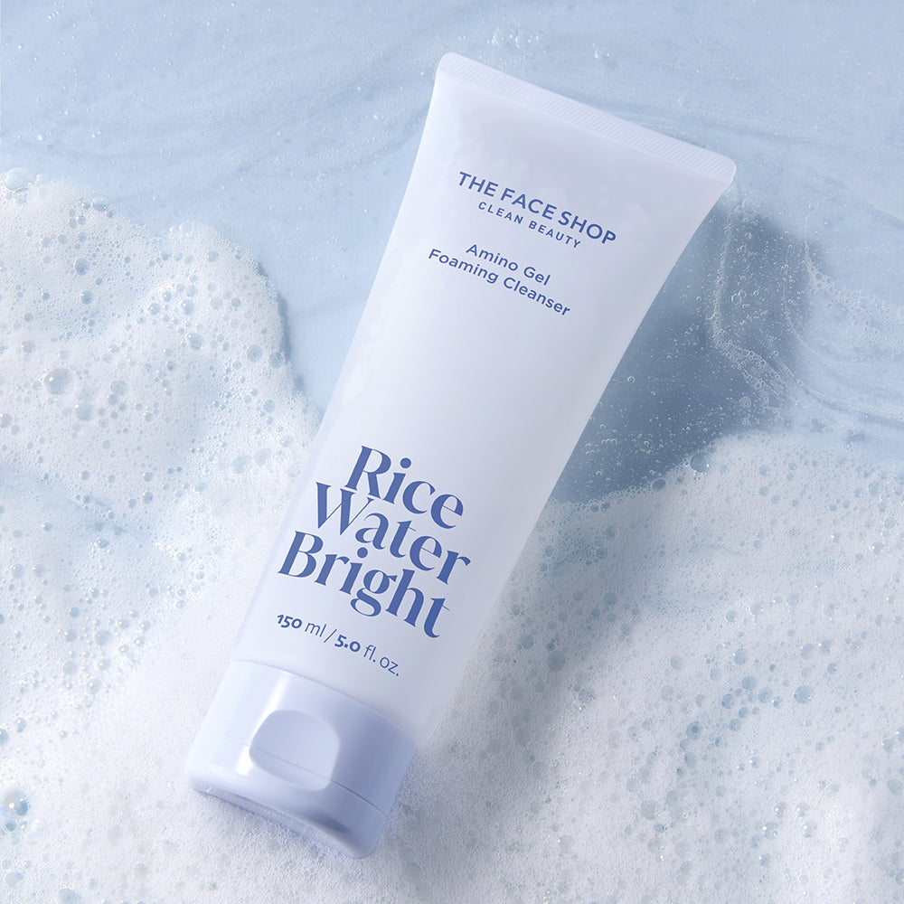 The Face Shop Rice Water Bright Amino Gel Foaming Cleanser 150ml/5.0fl.oz