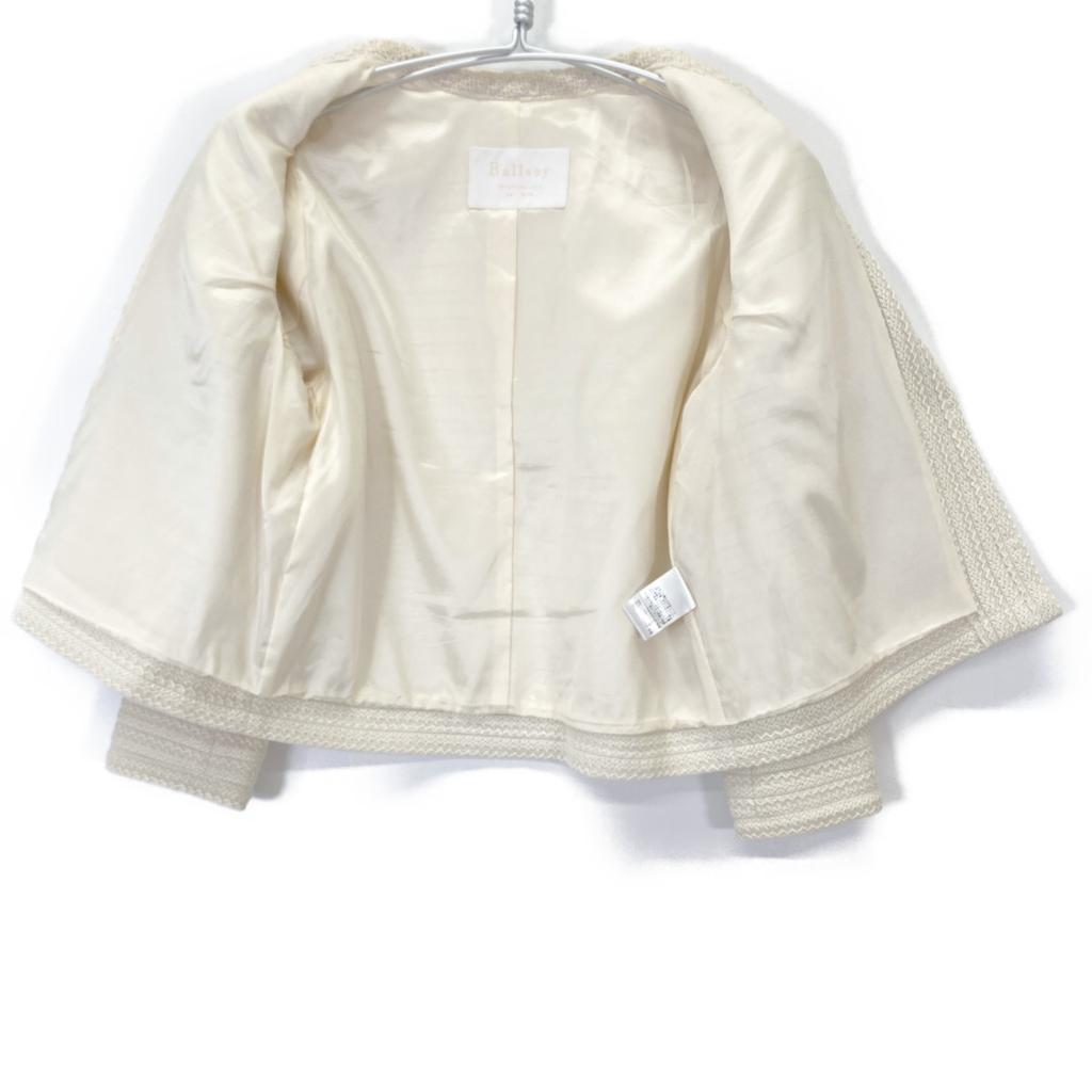 BALLSEY Off-white Gauze Russell No-collar Jacket Jacket 34 Off whiteUsed