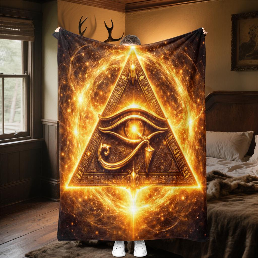 Egyptian Queen's Majesty Throw Soft Comfortable All Seasons Blanket Perfect Gift Couch Office Nap Outdoor Travel Blanket