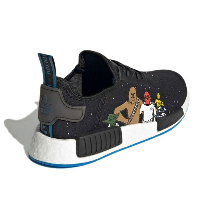 Star Wars X Adidas NMD_R1 Big Kid Rebels and the First Order Kids Sneakers Black Core-Black Cloud-White FX6503