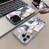 Hakarenai Aharen Reina Phone Case for iPhone 16 15 14 13 12 11 X XR XS 8 7 Pro Max Plus Translucent Colour Printing Cover Luxury