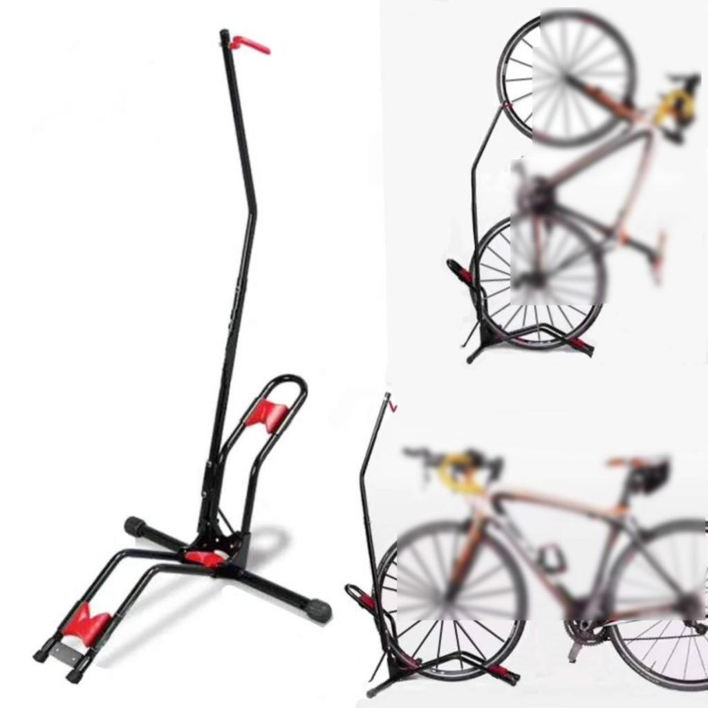 Vertical Bike Stand Adjustable-Height Storage rackSaving for Garage