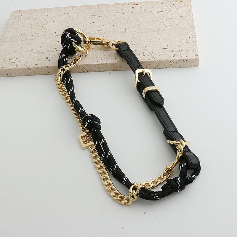 2024 Letní Horký Styl UIM Série Dlouhý Řetízek Přívěsek na Kabelku & Náramek s Více Kruhy Klíčenka Popruh