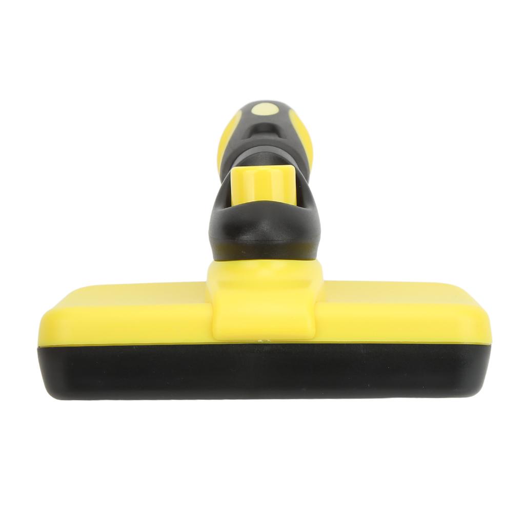 Szczotka do sierści zwierząt samoczyszcząca masująca z okrągłymi końcówkami do pielęgnacji psów i kotów, królików - żółta