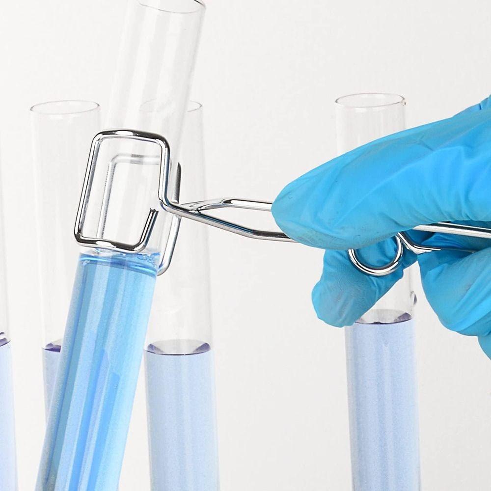 Stainless Steel Spring Steel Test Tube Clip 14.5cm Length Chrome Plated Clamp Labs Silver Test Tube Clamp Laboratory Experiment