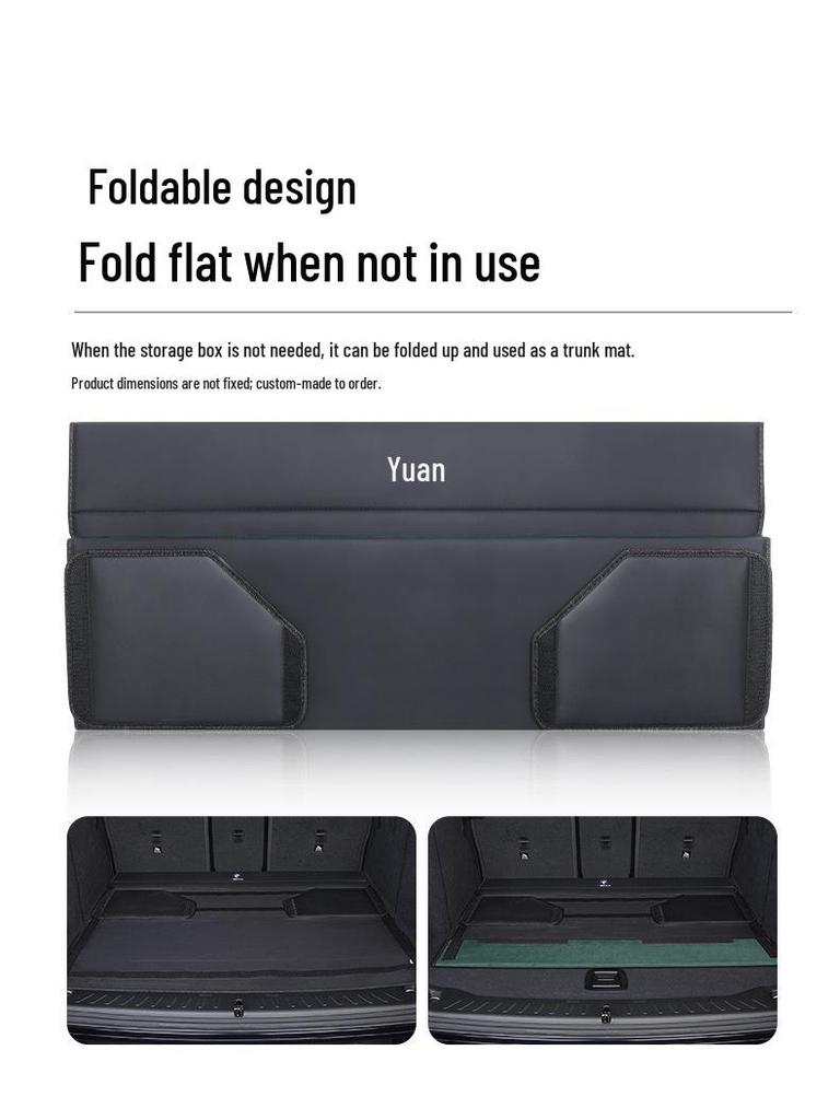 Trunk Storage Box for BYD Han, Tang, Song/Plus, Qin Plus/DM-i, Yuan, Dolphin, Destroyer 05