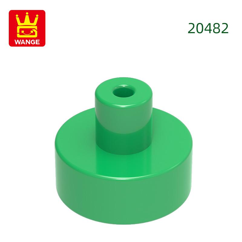 Non-Toxic 763Pcs/Lot 20482 Round 1 X 1 With Bar And Pin Block Moc Color Accessories Compatible With Brick Diy Children Toy Assembly