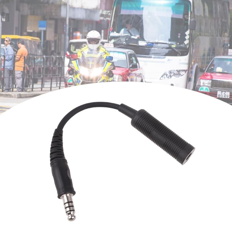 Portable Headphone Adapter Universal Converter Connect Your Headset To Radio or Phone U174 Converter for Indoor Use