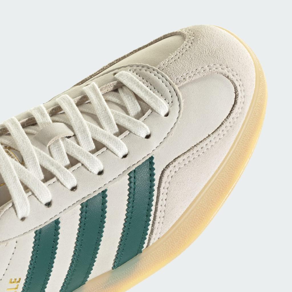 adidas GAZELLE INDOOR EXCLUSIVE for Bshop IH9675 Unisex Originals Sneakers Cream White / Collegiate Green / Gum