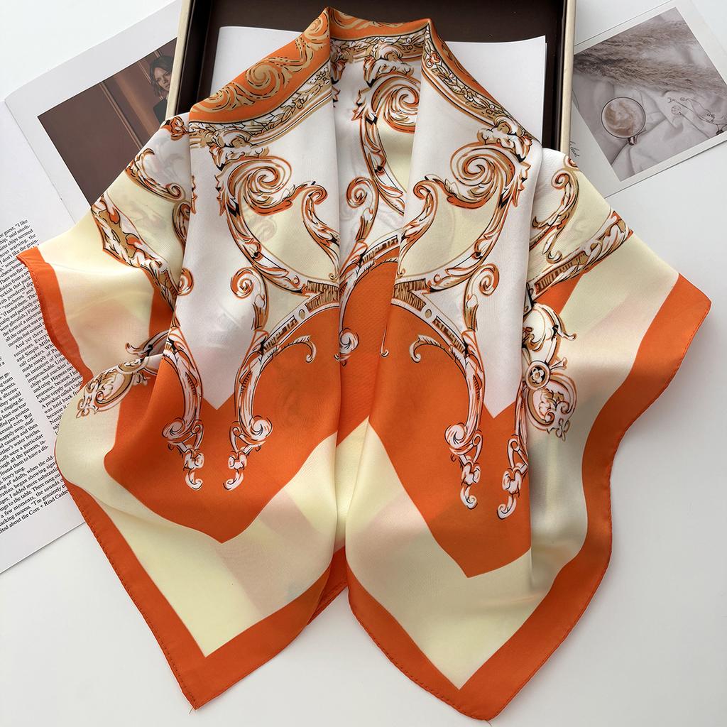 1PC Luxury Square Scarf For Women 70*70cm Beach Scarf Fashion Lady Hair Head Bandana Wraps Female Neckerchief Hijab Shawl