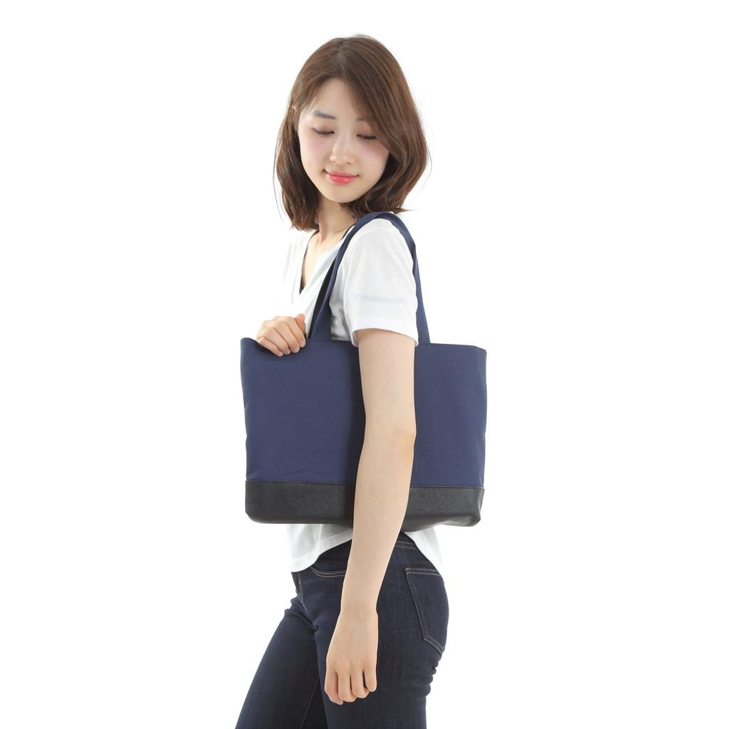 Tote lesson cram school with light water A4 green x black [Monobox] bag, two-tone color, bag, bag, zipper, repellent, compatible, bg-monotote2,