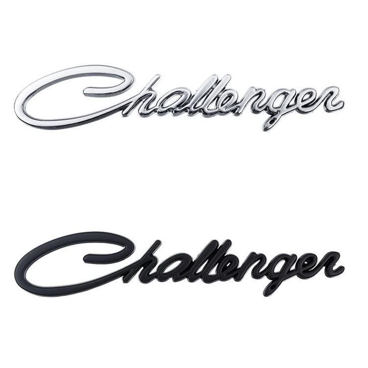 Emblema Auto Dodge Challenger K5/K3 Modifica Posteriore e Laterale Adesivo Lettere Inglesi