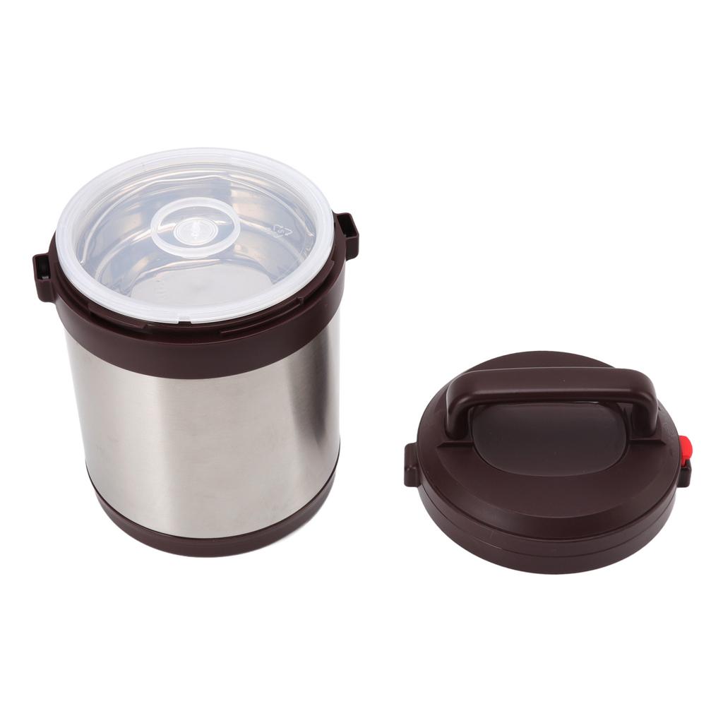 1.6L Speise-Thermobehälter 304 Edelstahl Drei Schichten Tragbar Isolierte Lunch Bento für Studenten