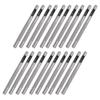 20pcs Leather Hole Punch Professional Carbon Steel Leather Hollow Punch Tool for Leather Gasket Belt Fabric Paper Plastic