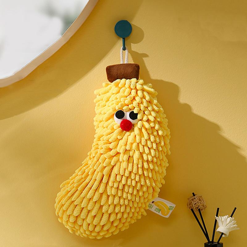 Raupe Banane/Erdbeere Handtuch Für Küche Und Bad Schnelltrocknend Waschlappen