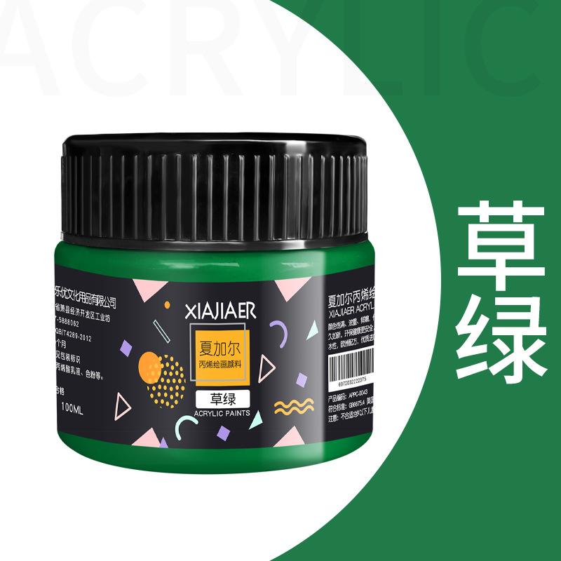 1pcs Art Acrylic Pigment 100ml 38 Colors In Jar,Doodle,DIY,Can Be Used For Wall,Stone,Textile Painting Art Supplies