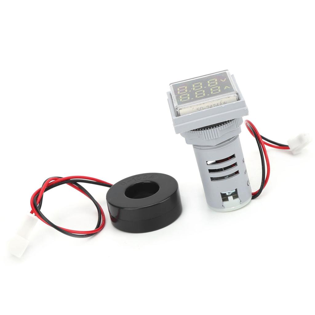 AD16‑22FVA 2in 1 Voltmeter Ammeter Voltage Current Meter Tester Measuring Indicator