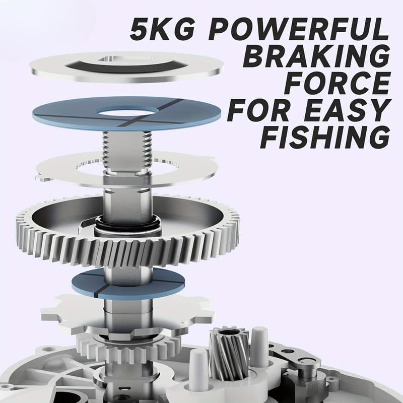 Baitcasting Reel6.3:1 Gear RatioAluminum Alloy and PA ConstructionGreat for Both Freshwater and Saltwater FishingIdeal Holiday Gift for Anglers