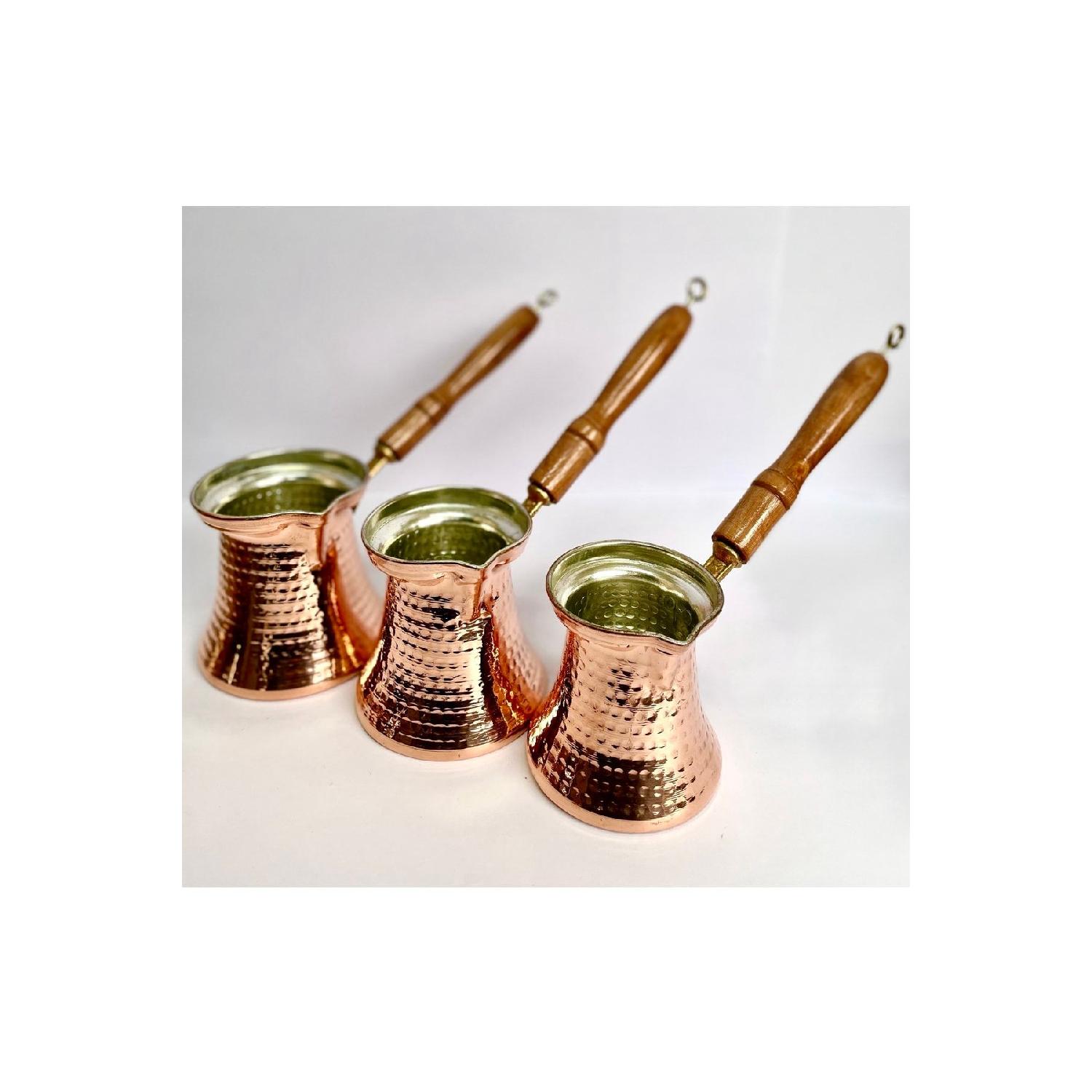 

Set Of 3 Copper Coffee Pots червоний