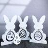 User Friendly Silicone Mold For Designing Rabbit Embellishments And Hanging Rings Eggs Ornament For Jewelry Making