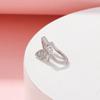 Zircon Clip On Nose Hoop Ring Copper Non Pierced Ear Clip Cuff Punk Butterfly Nose Ring  Nightclubs