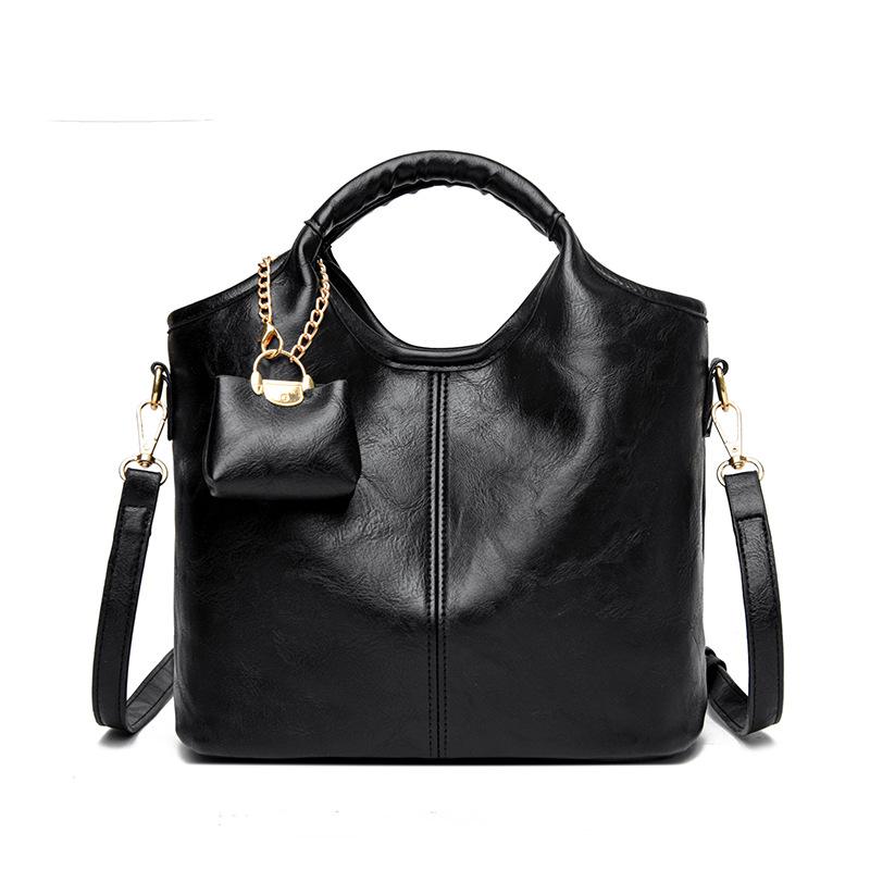 A Fashionable and Retro Hand-held Bucket Bag for Women A High-end and Versatile Single-shoulder Crossbody Bag