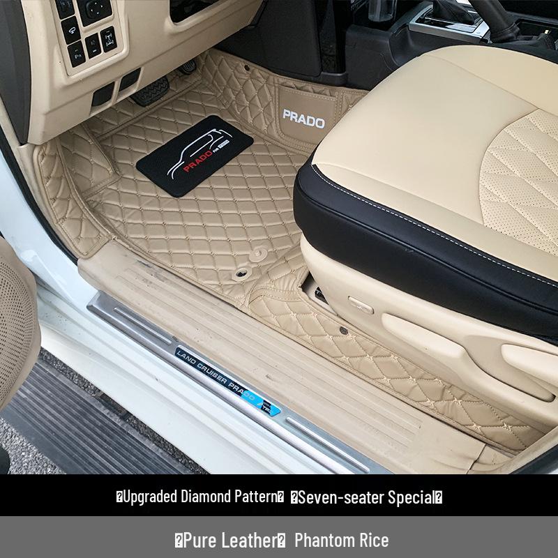 Prado 2700 Middle East Version 7-Seat Leather Floor Mats for Land Cruiser Interior Modification