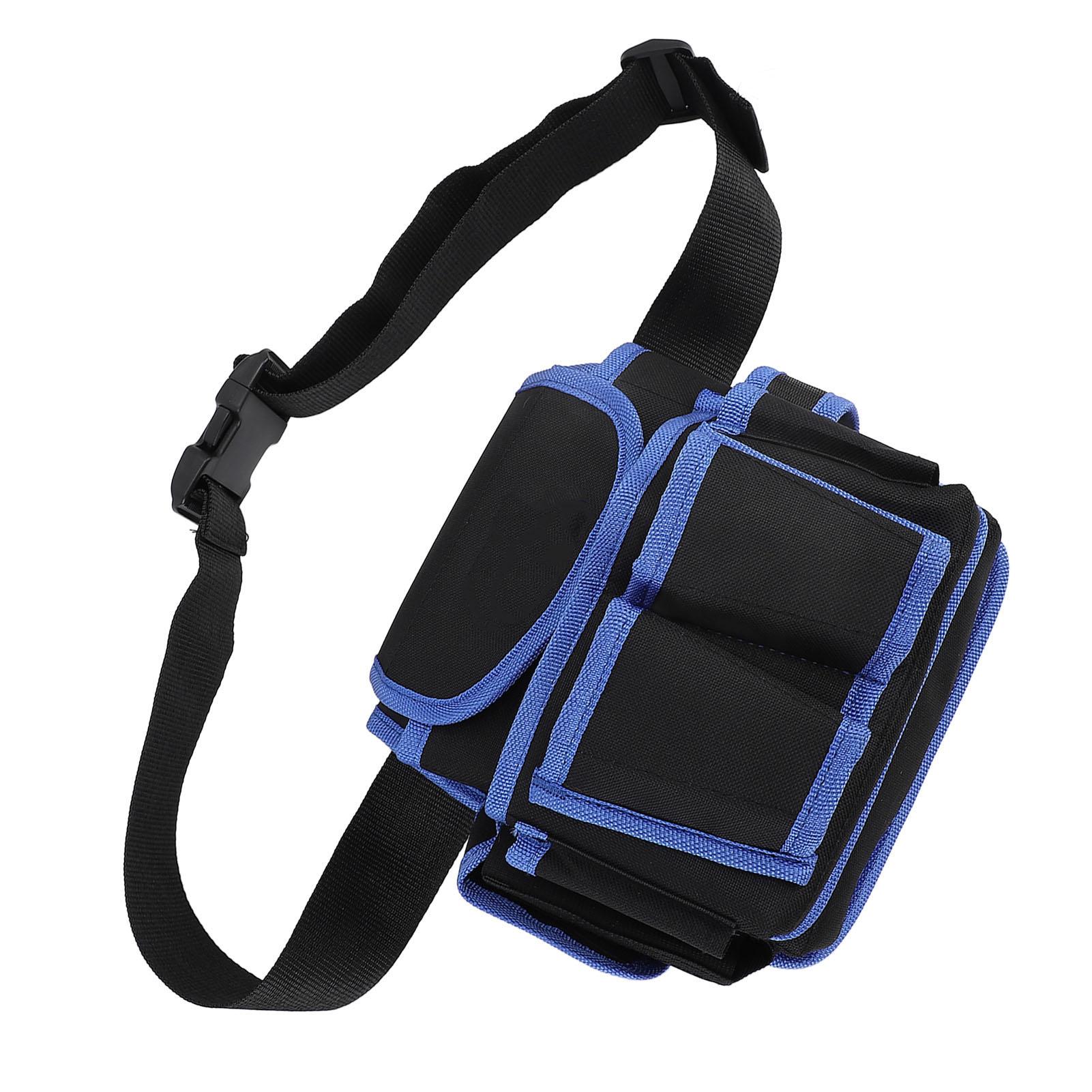 

Поясная сумка для инструментов Утолщенная ткань Оксфорд Водонепроницаемая Прочная Множество карманов Многофункциональная для