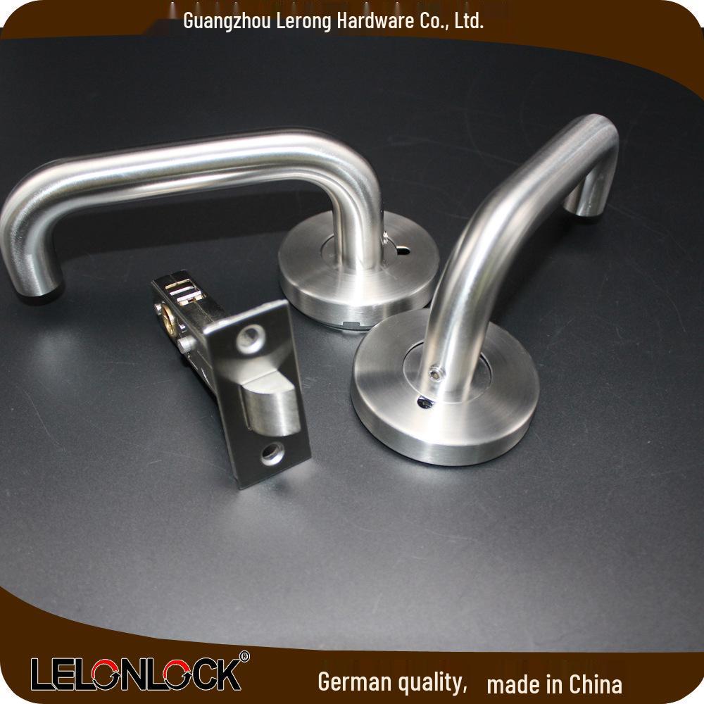 American-Style 304 Stainless Steel Bathroom Handle Lock with Brake Lever