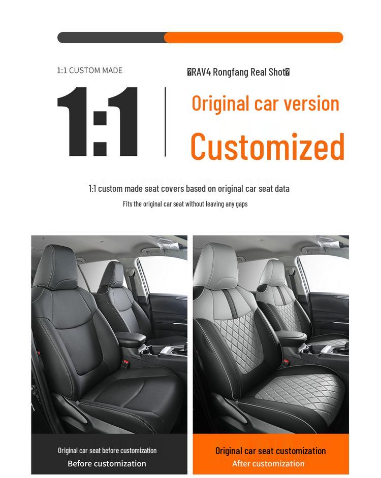All-Season Full Coverage Seat Cushion for 2020-2023 RAV4