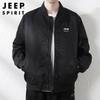 JEEP SPIRIT Men's Korean Style Stand-Collar Bomber Jacket