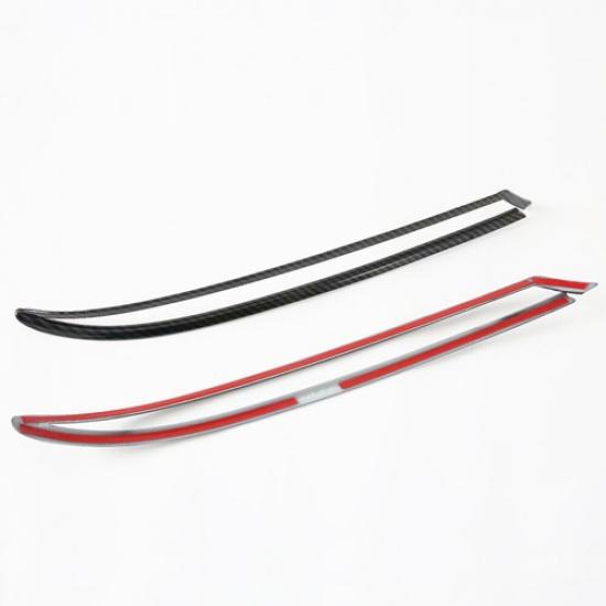 Carbon Fiber For Kia Optima 2021 2022 Tail Rear Fog Light Foglight Lamp Cover