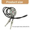 1 Pc Braided Shoestring Totem Bolo Tie Carved Charm Cowboy Necktie Necklace