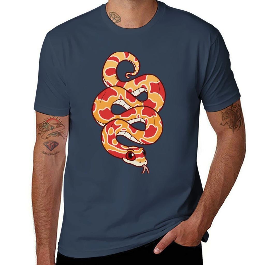 Amel Corn Snake Tshirt Classic Crew Neck Cotton Tshirt