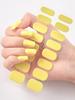 Sell Fast Gel Nail Stickers Soild Nail Gel Wraps Pure Long Lasting