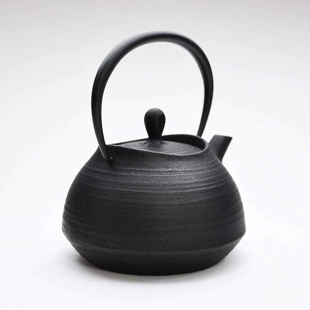 Nanbu Ironware: Ichiudo Hakeme Iron Kettle, 0.6L [Black Finish]