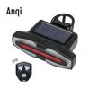 Solar-Powered Remote Bicycle Turn Signals & Horn - Waterproof Night Riding Taillight