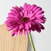 Artificial Gerbera Flowers Realistic Fake Long Stem Flower Bouquet for Vase Indoor Home Floral Arrangements Wedding Party Table Centerpiece