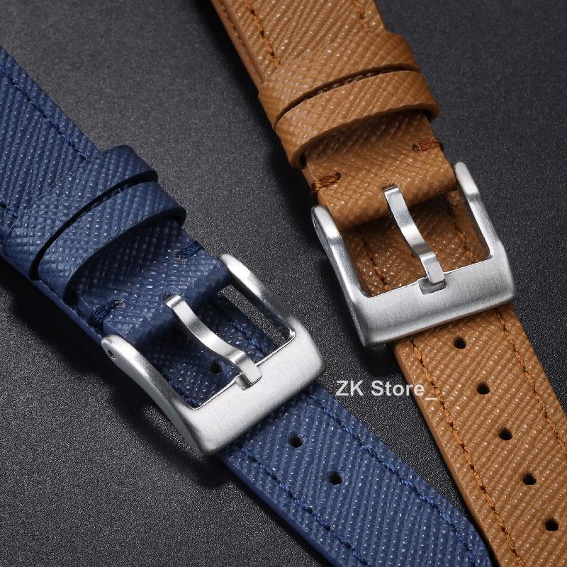 Quick Release Straps Geniune Leather Watchband 18mm 20mm 22mm Wristband for Blancpain X S-watcH Stitched Belt Accessories