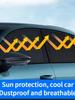 Car Window Sunshade Curtains Repellent Mosquito Mesh Net Car Anti-Mosquito Side Window Shades Screen Breathable Sun Visor Cover