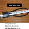 Steel Cable Combination Padlock: Anti-Theft Lock for Cabinets & Files