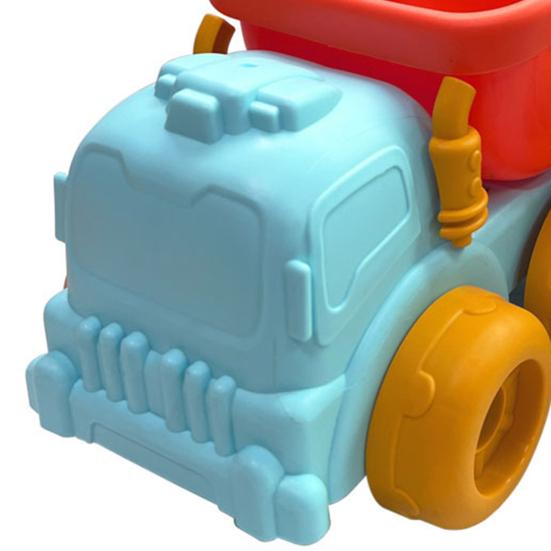 10Pcs/Set Kids Beach Sand Toy with Dump Truck Animal Fork Shovel Sifter Toddlers Sand Mold Outdoor Beach